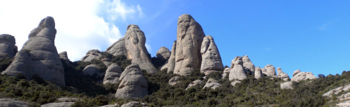 Sant Benet, un dels perfils més característics de Montserrat